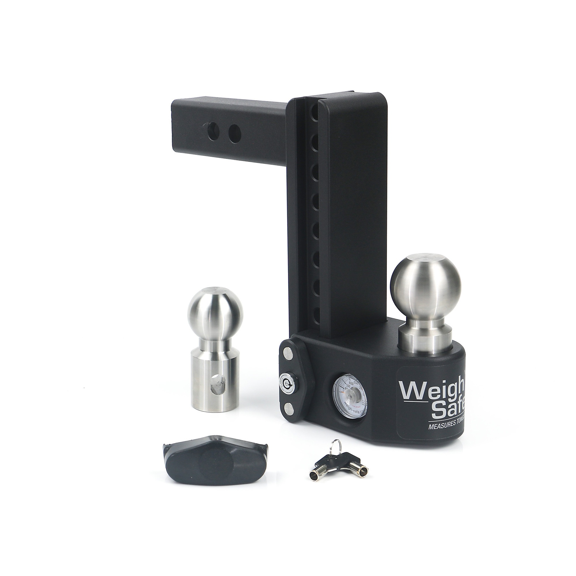 Weigh-Safe Steel Drop Hitch - 8in. Drop, 2in. Shank, 15000-Lb. Gross Towing Weight, 2-5/16in. Ball Diameter, Class V, Model# SWS8-2